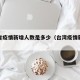 台湾省疫情新增人数是多少（台湾疫情新增数据）